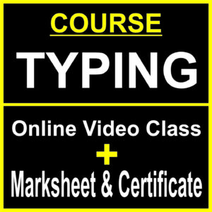 TYPING HINDI & ENGLISH, 3/6 MONTH